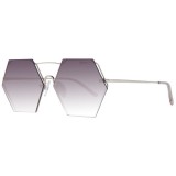 Ochelari de soare dama Ana Hickmann HI3086 04B 59, lentila degrade, protectie UV400, maro-auriu