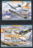 Madagascar 2020 - Al Doilea Război Mondial - Avioane de v&acirc;nătoare Sovietice, Colita + Bloc, MNH