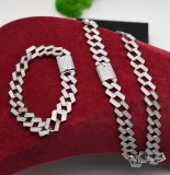 Set Clasic Bijuterii Cuban Miami Argint 925 SET243C, Argintboutique