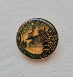 Insigna Oficiului Judetean de Turism Brasov - Predeal, RSR