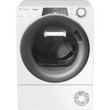 Uscator de rufe Candy Rapido Pro RPE H9A2TRE-S, Pompa de caldura, Wi-Fi, 9 kg, 14 programe, Clasa E, alb