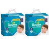 Scutece copii Pampers New Giant Nr 6, 15-18 Kg, 112 bucati, protectie 12 ore, piele uscata