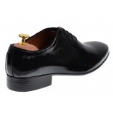 Pantofi barbati office, eleganti din piele naturala, lac sifonat, SCORPION - 024NLAC2