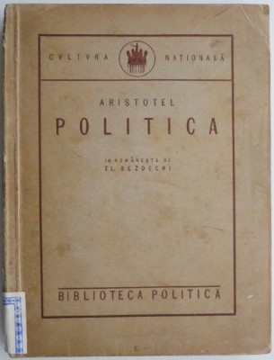 Politica &amp;ndash; Aristotel (cotor desprins) foto