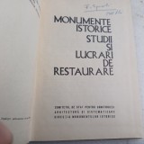 MONUMENTE ISTORICE STUDII LUCRARI DE RESTAURARE-1969 S4.