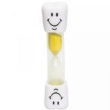Cumpara ieftin Clepsidra pentru perierea dintilor, 3 minute, 10 x 2.5 cm, galben