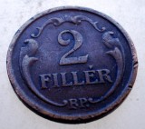 1.545 UNGARIA WWII 2 FILLER 1940 BP, Europa, Bronz