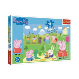 Puzzle Maxi - O zi fericita cu Peppa | Trefl