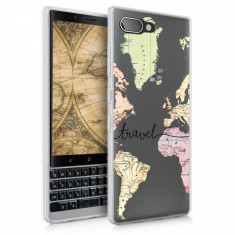 Husa pentru Blackberry Key2, Silicon, Multicolor, 46465.04 foto