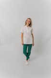 Bluză medicală Teo unisex 601 - Alb XL