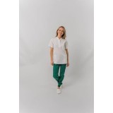 Bluză medicală Teo unisex 601 - Alb L