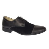 Cumpara ieftin Pantofi barbati eleganti din piele naturala box cu piele intoarsa - 959NBV Marimea 40