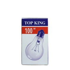 Bec incandescent Top King 100W E27 , Lumina clasica, intensitate maxima