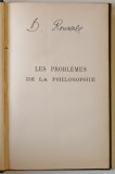 LES PROBLEMES DE LA PHILOSOPHIE par M. BERTRANDT RUSSELL *LIPSA PAGINA DE TITLU