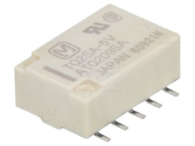 Releu electromagnetic DPDT 5VDC 2A foto