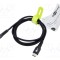 Cablu USB 2.0 USB C 1m negru Goobay