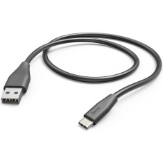 Cablu incarcare Hama, USB A-C, 1.5, Negru foto