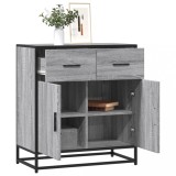 Bufetă gri Sonoma 68x35x76 cm din lemn prelucrat