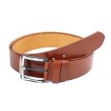 Curea Barbati Piele Naturala Maro 4cm ClK LEATHER Casual Eleganta Catarama Cromata Ajustabila