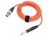 Cablu Audio Jack 6,3mm la XLR Feminin 3m