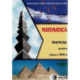 Manual de matematica pentru clasa a 8--a - Mihaela Singer