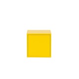 Dulap perete Boxie, 1 usa, 40x40x37 cm, galben, modular, placaj 18mm