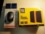 Mouse wireless Genius NX-7015 iron grey si boxe Serioux SoundBoost SRXS-SB2000C, 1000-2000