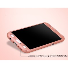 Husa Samsung Galaxy J3 2017, FullBody Elegance Luxury Rose-Gold, acoperire...