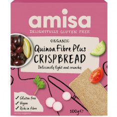 Crispbread (Painici) cu Quinoa Fibre Plus Fara Gluten Bio Amisa 100gr
