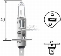 Bec Hella H1 12V 55W 8GH 002 089-133