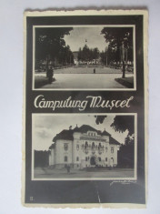 Campulung Muscel,carte postala(fotografie Agfa)1940,stampila tren C-lung/Golesti foto