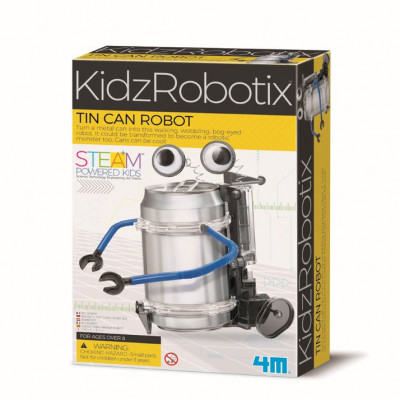 Kit constructie robot - Tin Can Robot, Kidz Robotix foto