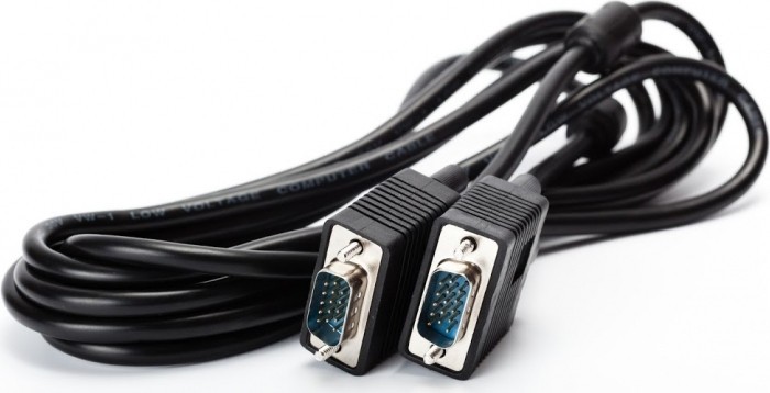 CABLU video SPACER, VGA (T) la VGA (T), 3m, cupru, ecranat, negru, &quot;SPC-VGA-10&quot; (timbru verde 0.8 lei)