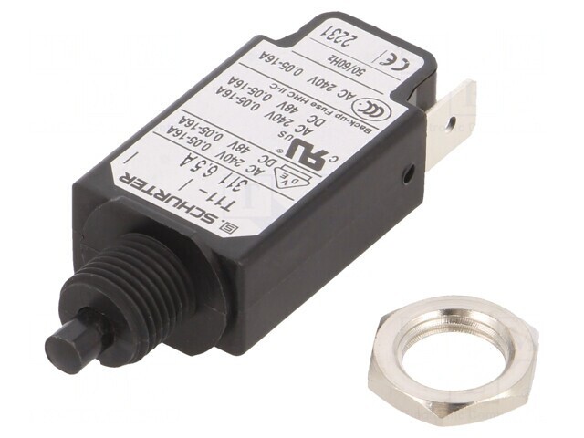 &Icirc;ntrerupător Supracurent 240V 48V 6.5A SPST
