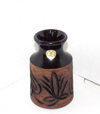 Vaza ceramica smaltuita hand made - Arabesque 5 - Laholm Keramik, Suedia foto