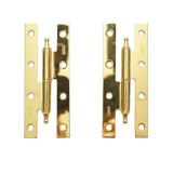 Set 2 balamale bronz pentru usa, montaj stanga, 140x55 mm