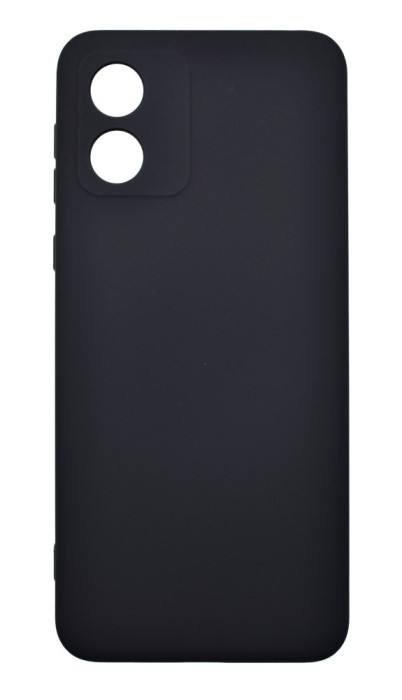 Husa de protectie din silicon pentru Motorola Moto E13, SoftTouch, interior microfibra, Negru