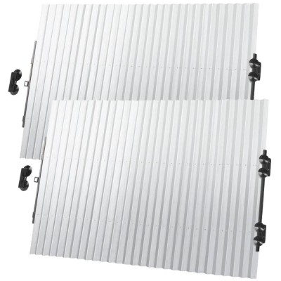 Set 2x Parasolare Auto Retractabile Automat pentru Parbriz si Luneta Spate tip Jaluzele cu Ventuze foto