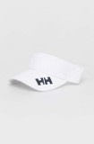 Helly Hansen șapcă cu cozoroc culoarea alb, cu imprimeu 67545