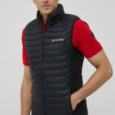 Columbia vestă sport Powder Pass culoarea negru, de tranziție 1842414