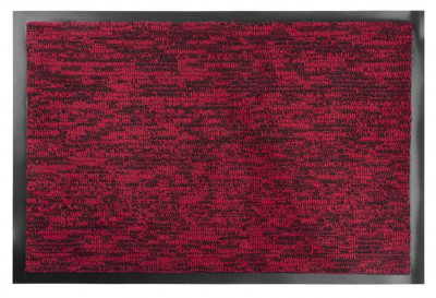 Covoraș MagicHome CPM, 40x60 cm, negru/roșu foto