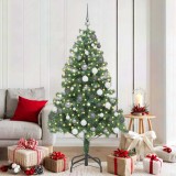 VidaXL Brad de Crăciun artificial Verde 180 x 40 cm PVC