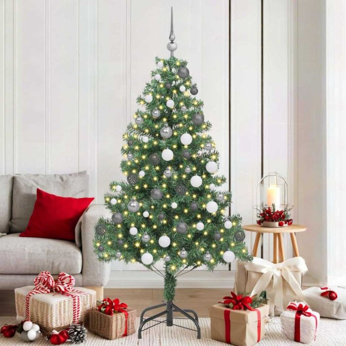 vidaXL Brad de Crăciun artificial Verde 180 x 40 cm PVC