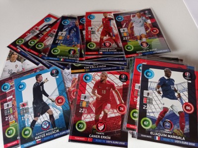 Panini Road to EURO 2016 - lot de 50 carduri foto