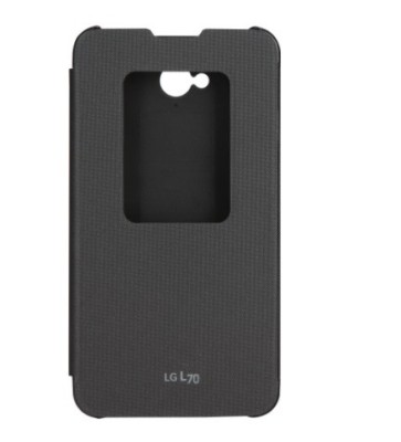 Husa flip LG L70 Quick Window Case Negru foto