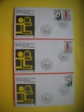 HOPCT PLIC FDC S NR 289 SET 3 FDC -ANUL INTERNATIONAL AL PERSOANELOR CU HANDICAP 1981 -ONU NATIUNILE UNITE 1982 -BIROUL DIN GENMEVA -ELVETIA
