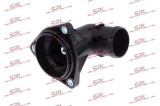Flansa lichid racire Audi Q7 2005-; VW Passat B6 2005-2010, Touareg 2002-2010; motor 3.2 V6, 3.6 V6; 03H121121C; SRLine, aftermarket