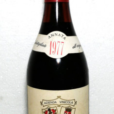 D 22 -vin ROSU BARBERA D'ALBA, DOC, VINICOLA ROCHE, recoltare 1977. CL 75, GR 12