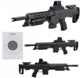 PUȘCĂ CU LASER AIRSOFT PENTRU BB-URI CU SUPORT DE SUPORT