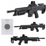 PUȘCĂ CU LASER AIRSOFT PENTRU BB-URI CU SUPORT DE SUPORT